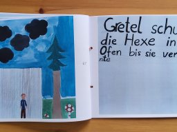 Kunstprojekt Märchenbuch